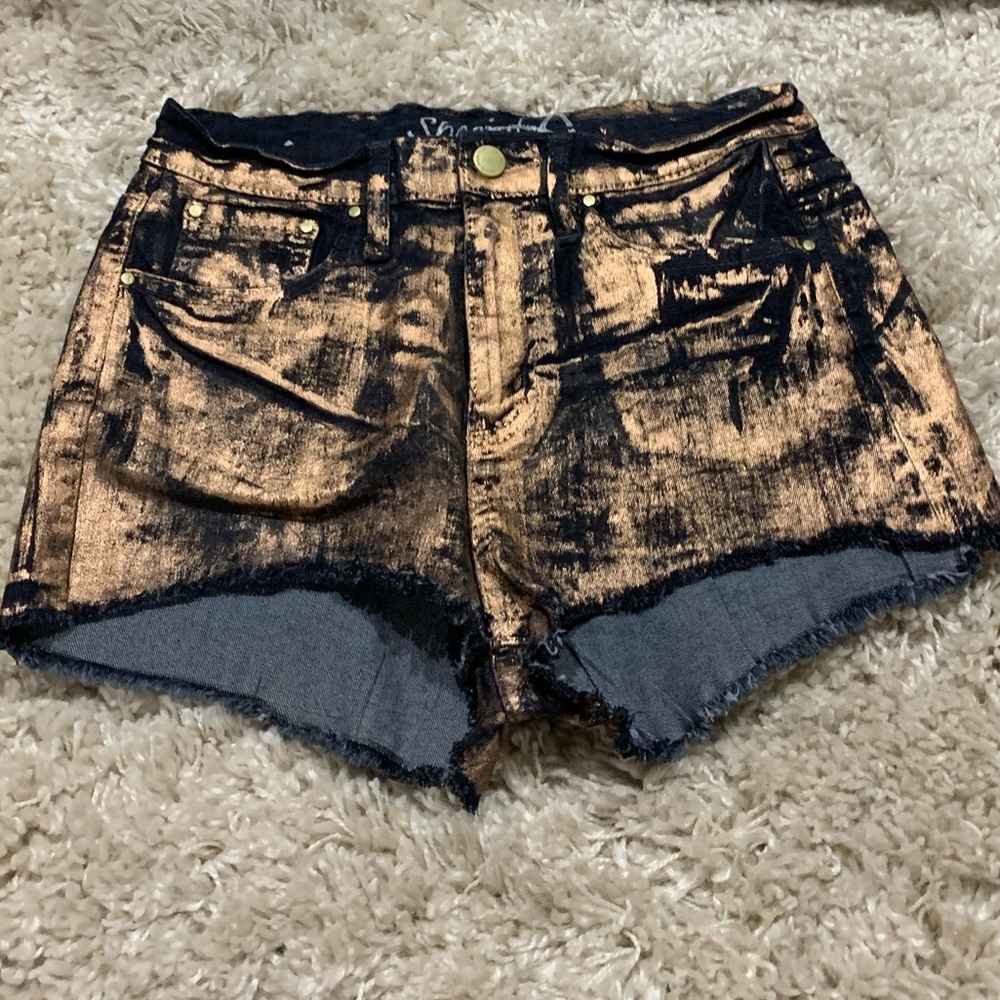 High Rise Jean Shorts